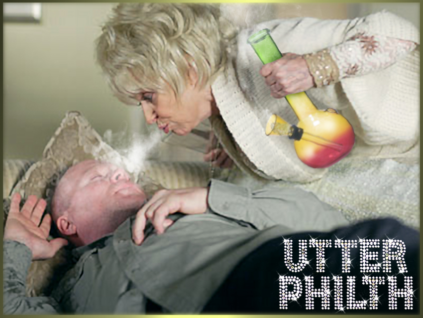 peggy mitchell bong weed phil mitchell utter philth